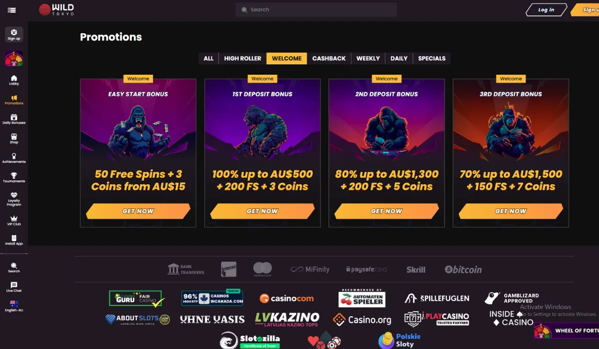 Welcome Bonus