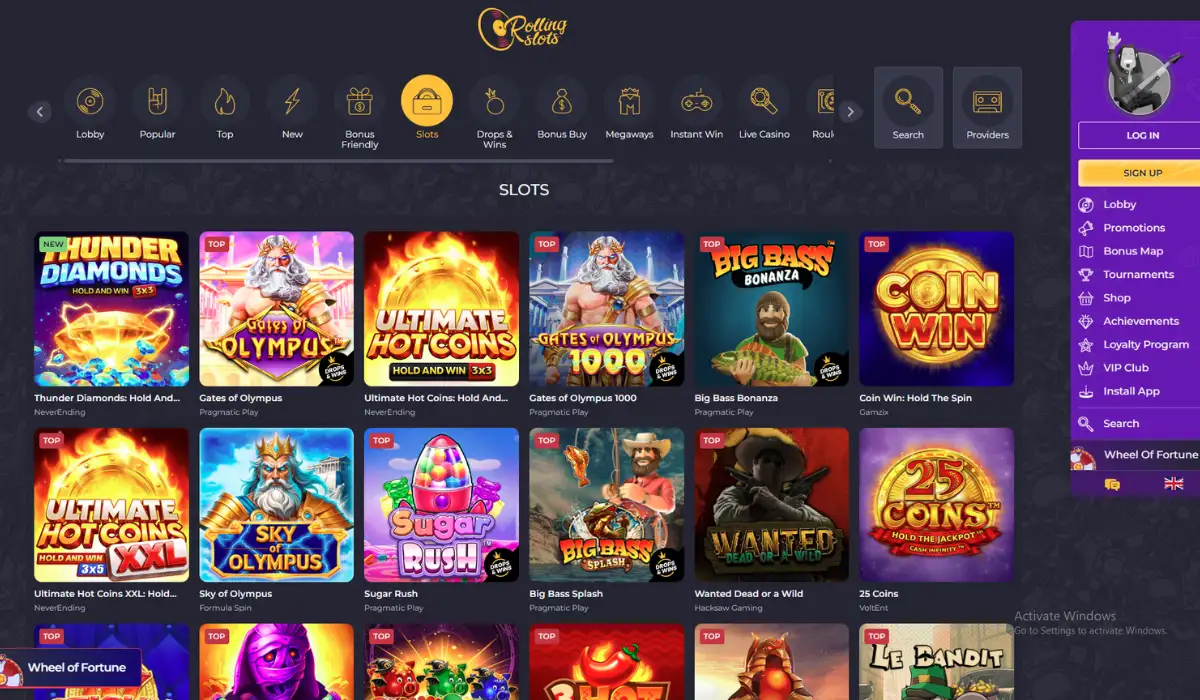 best online pokies ROLLING SLOTS