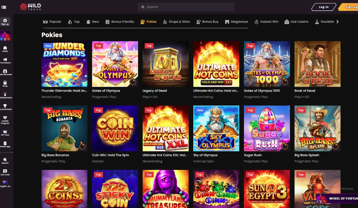 best online pokies wild tokyo