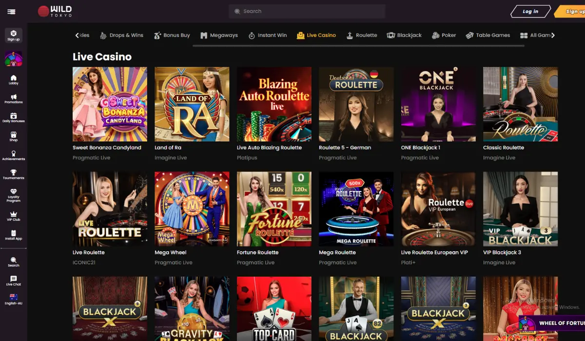 Live casino
