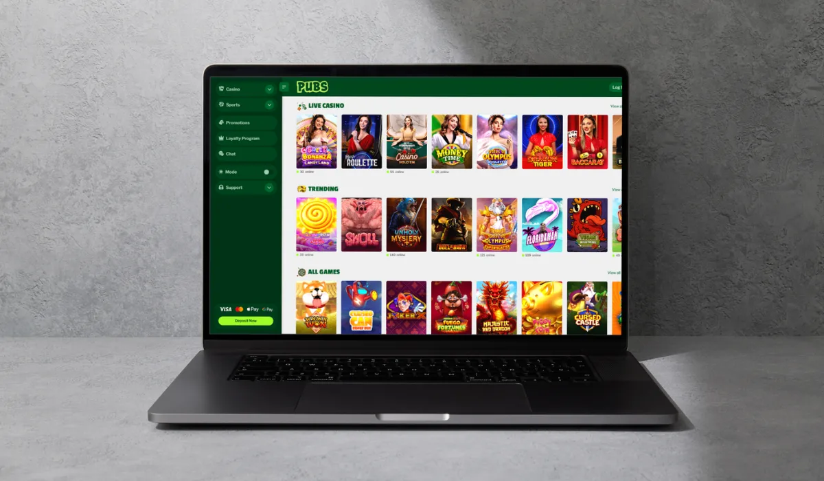 Pubs Casino Top Games