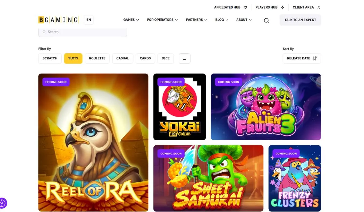 BGaming slots