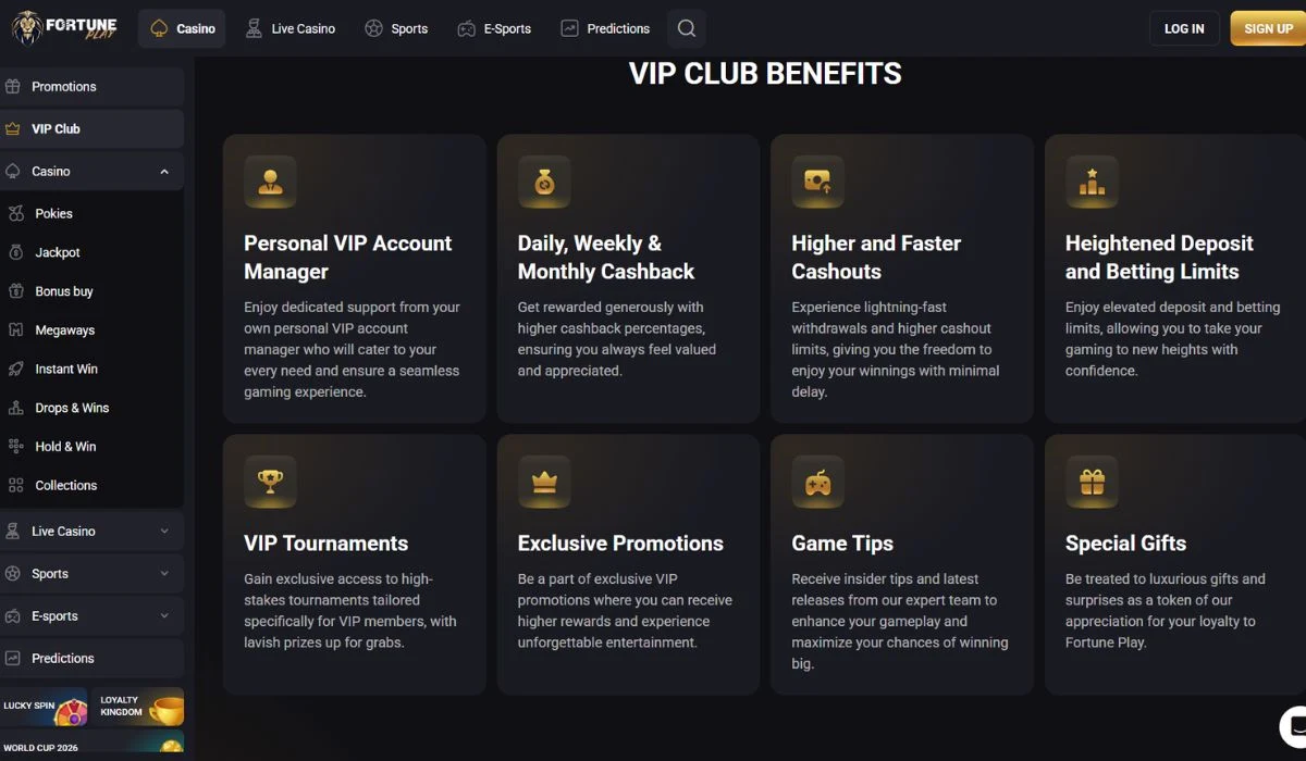 Fortune Play Casino – Best for High Roller Casino Bonuses