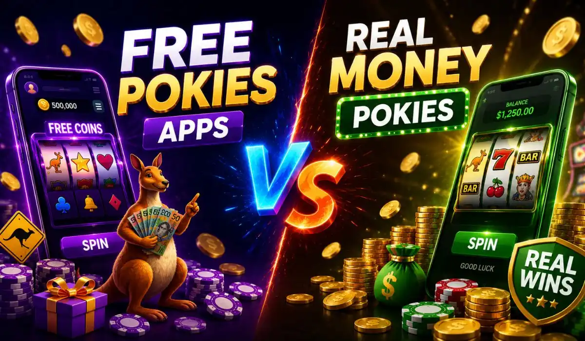 Free Pokies Apps vs Real Money Pokies