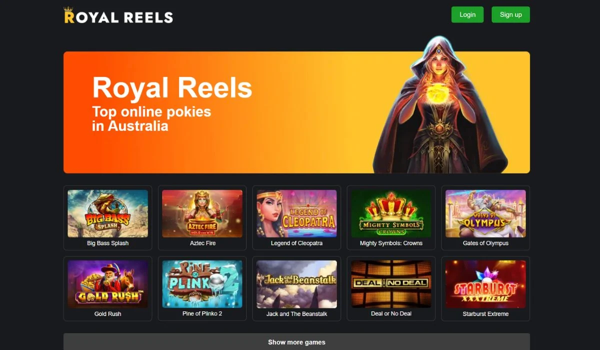 Royal reels Site