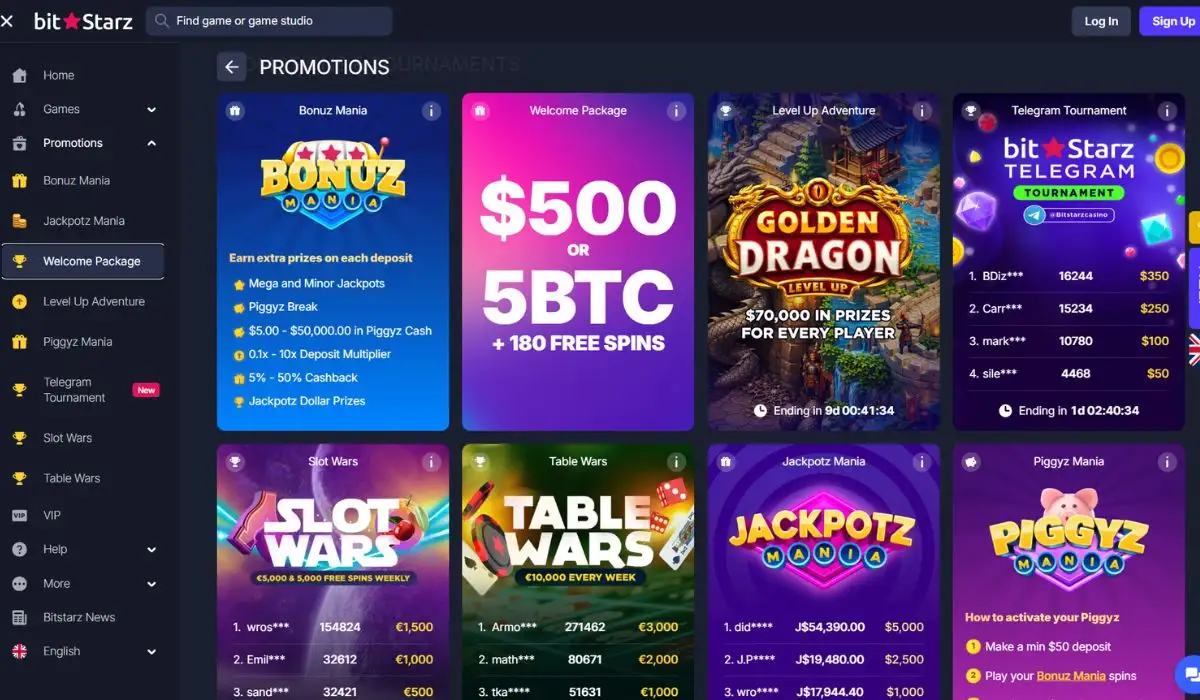 BitStarz Free Spins Offer