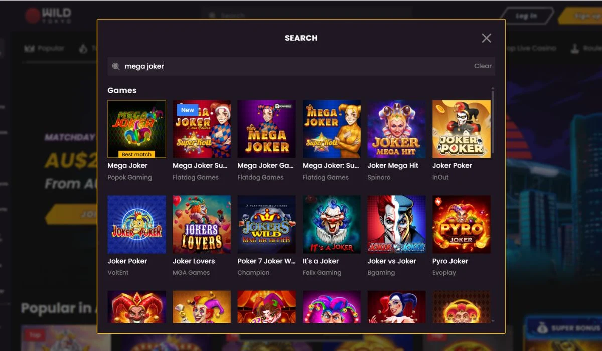 Mega Joker Games