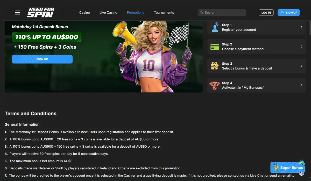 Need for Spin Bonus Terms