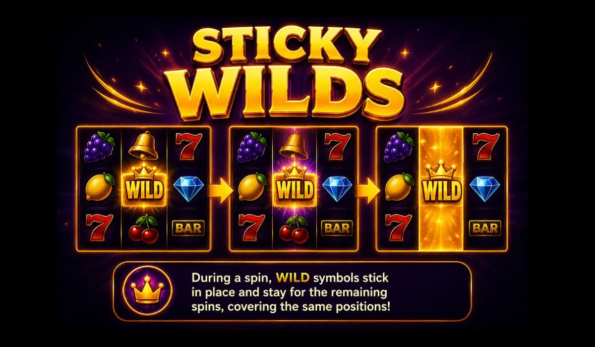 What are sticky wilds