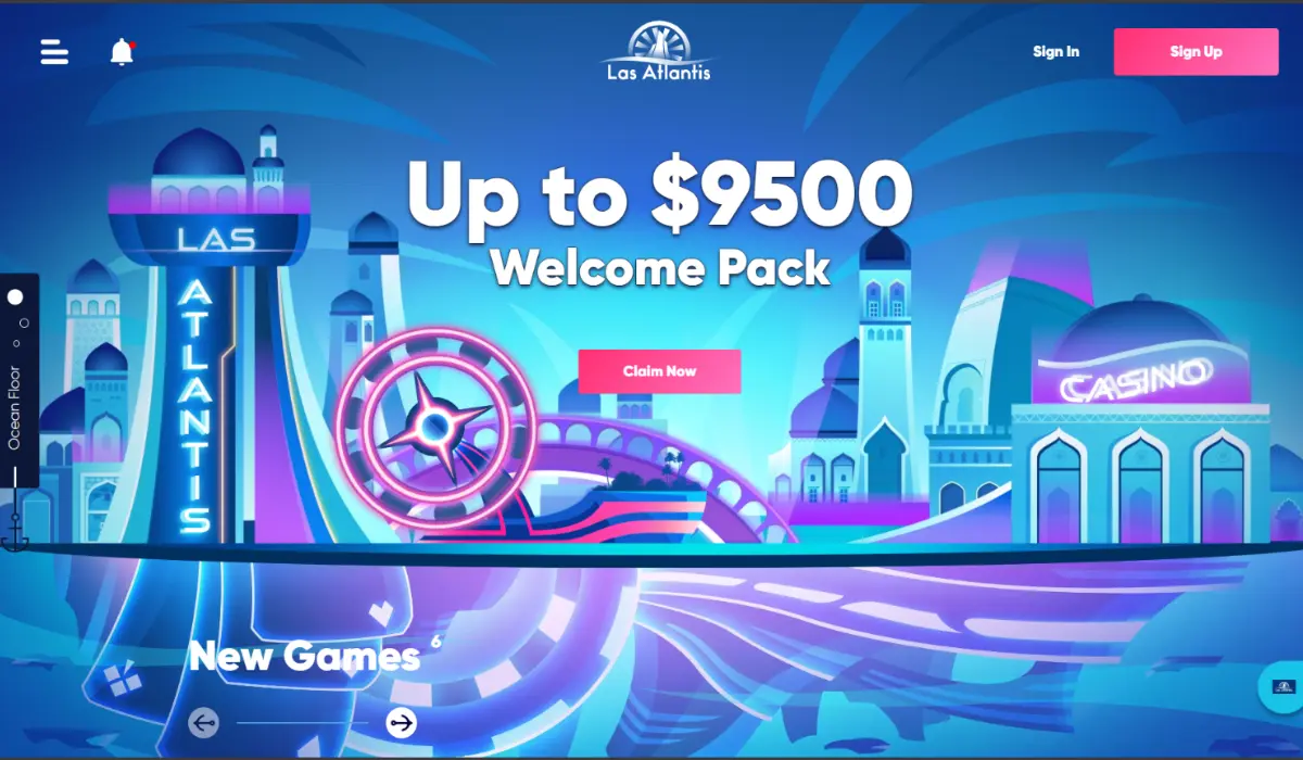 Las Atlantis Stylish Online Pokies Australia
