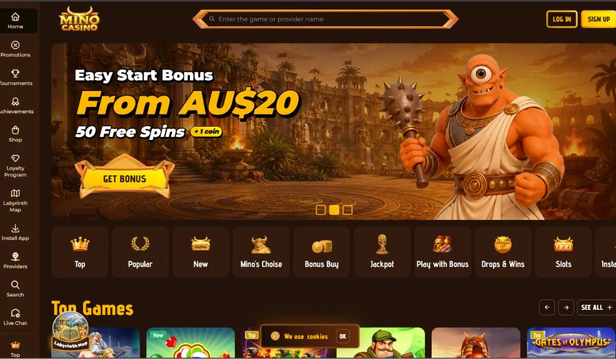 Mino Casino Mobile Optimized PayId Pokie for Australia