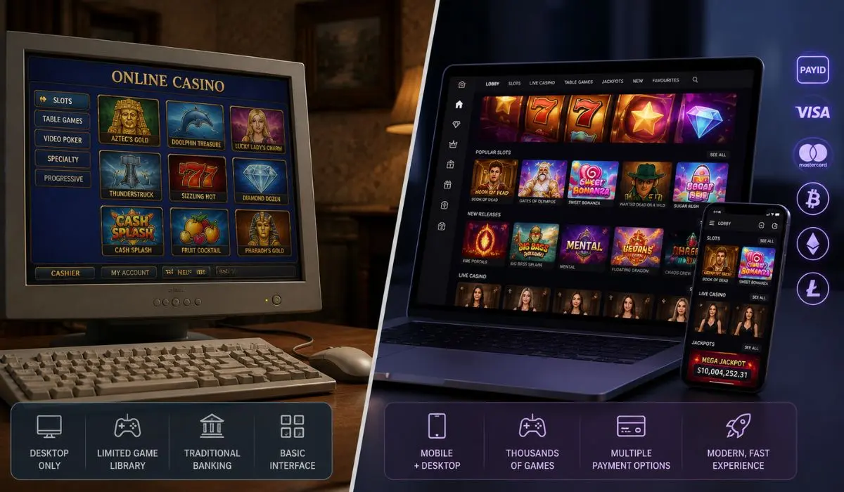 Old vs. Modern Online Casinos