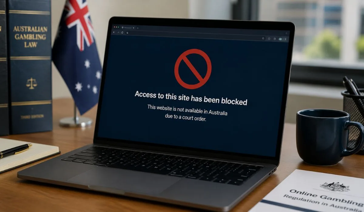 Australian Online Gambling Access Blocked