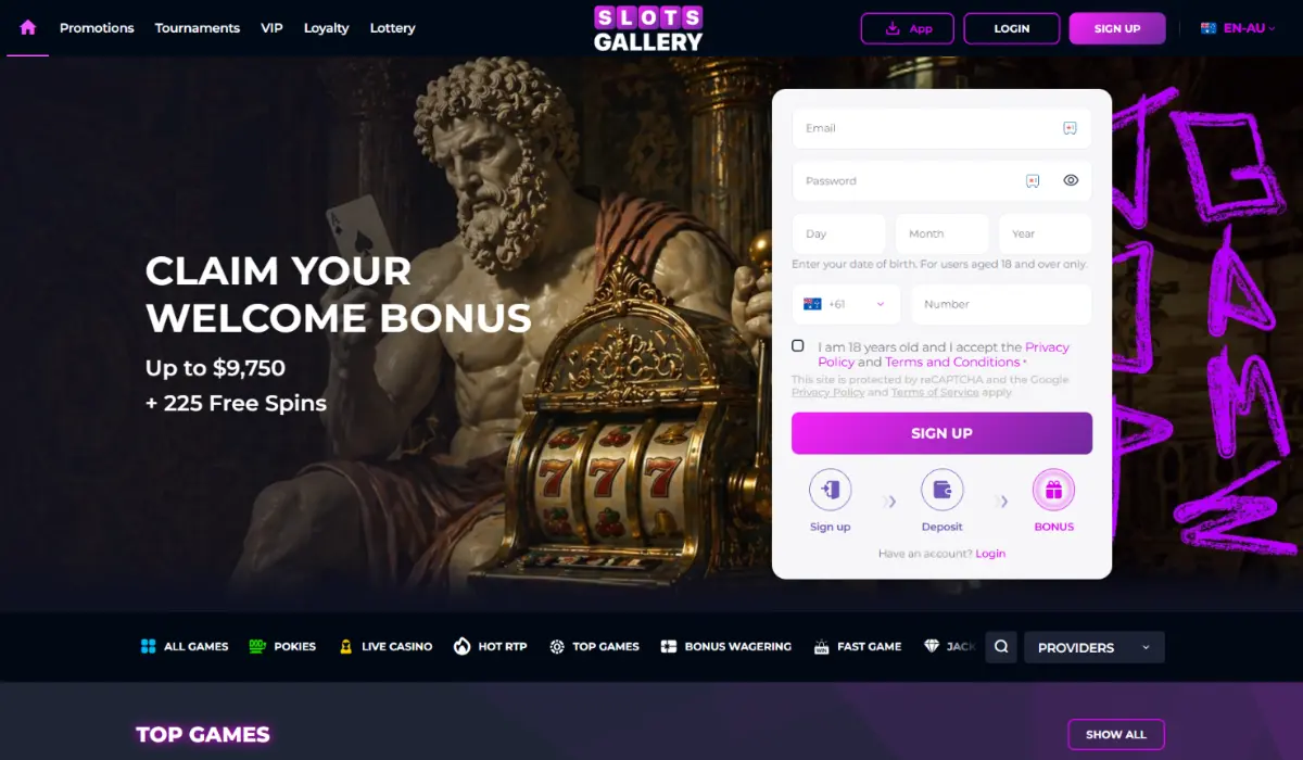 Slots Gallery Aussie Online Pokies