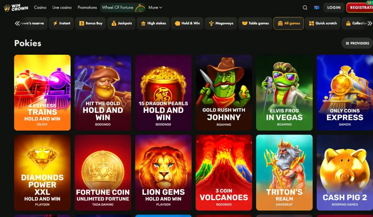 Wincrown PayID Pokies in Australia 2026