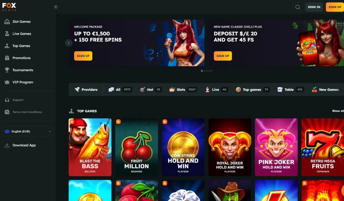 Foxslot No Deposit Bonus Casinos