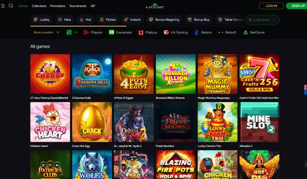 KatsuBet casino No Deposit Bonus Casinos